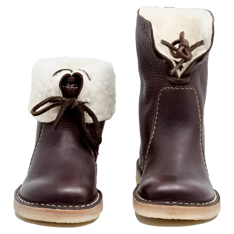 Mygametables Wool Lined Waterproof Leather Boots