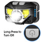 Mygametables LED Rechargeable Headlamp Flashlight with Motion Sensor