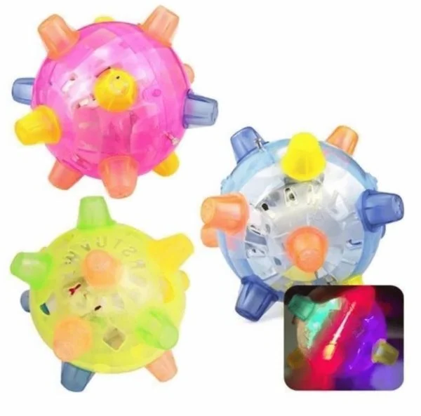 Interactive LED Jumping Activation Ball for Dogs