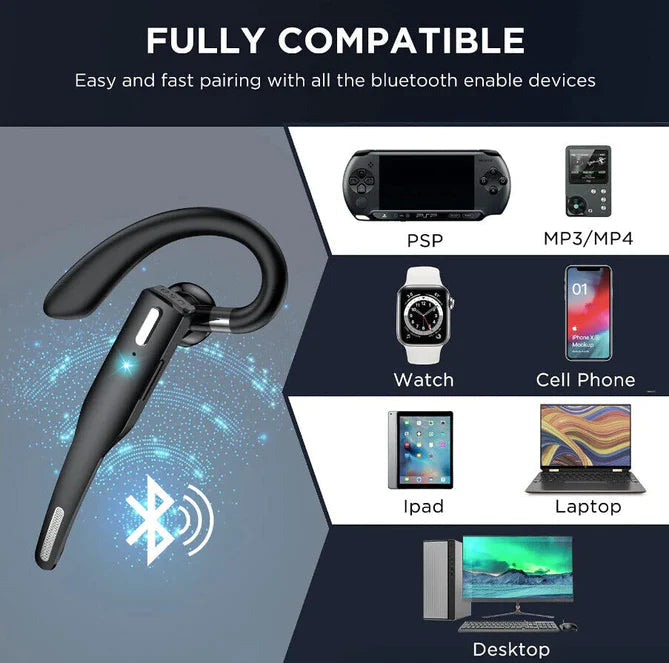 MGT Trucker Dual Mic Bluetooth 5.1 Noise Cancelling Headset