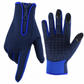 Touchscreen Winter Gloves with Conductive Fingertips and Silicone Grip