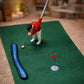 Indoor Mini Golf Set with 6 Clubs and Adjustable Course, Multiple Balls Included