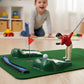 Indoor Mini Golf Set with 6 Clubs and Adjustable Course, Multiple Balls Included