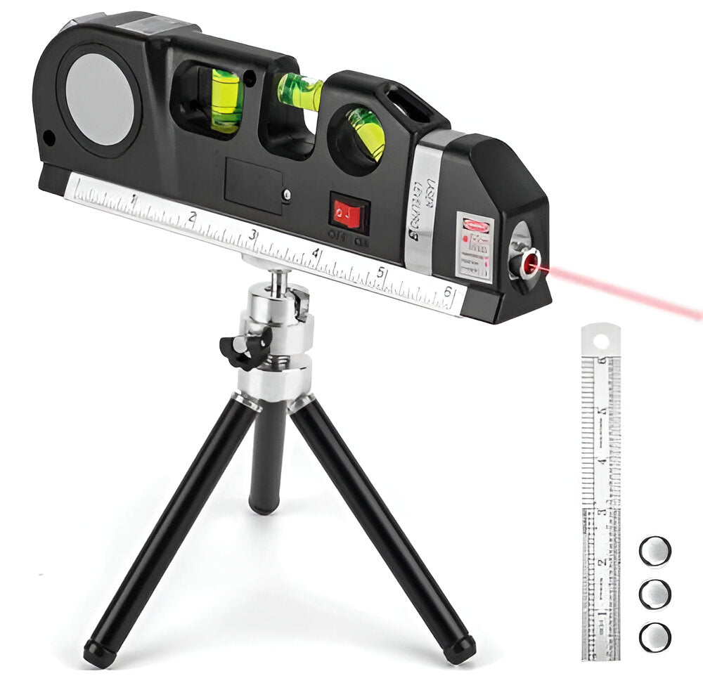Laser Level with 2.5M Tape Measure and Three Projection Modes