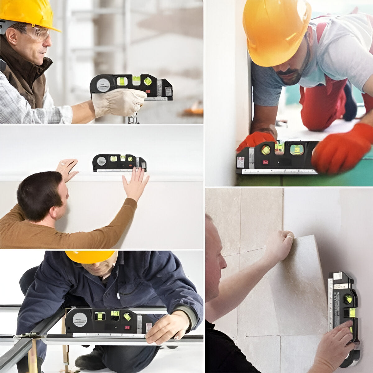 Laser Level with 2.5M Tape Measure and Three Projection Modes