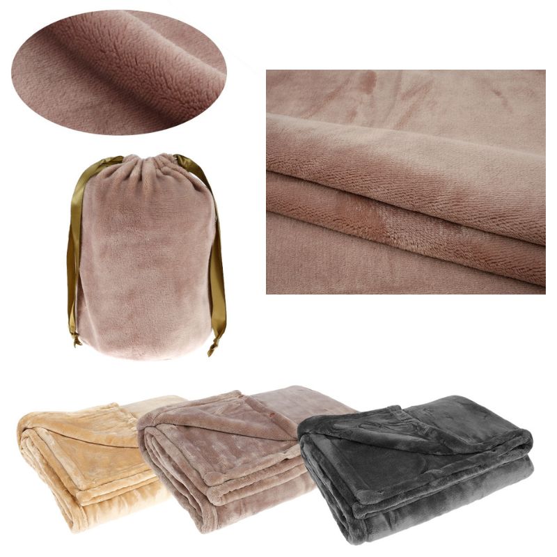 Flannel Heated Blanket with Standard Port Power and Even Heat Distribution