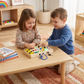 Wooden Sensory Board with Working Switches and LED Lights for Toddlers
