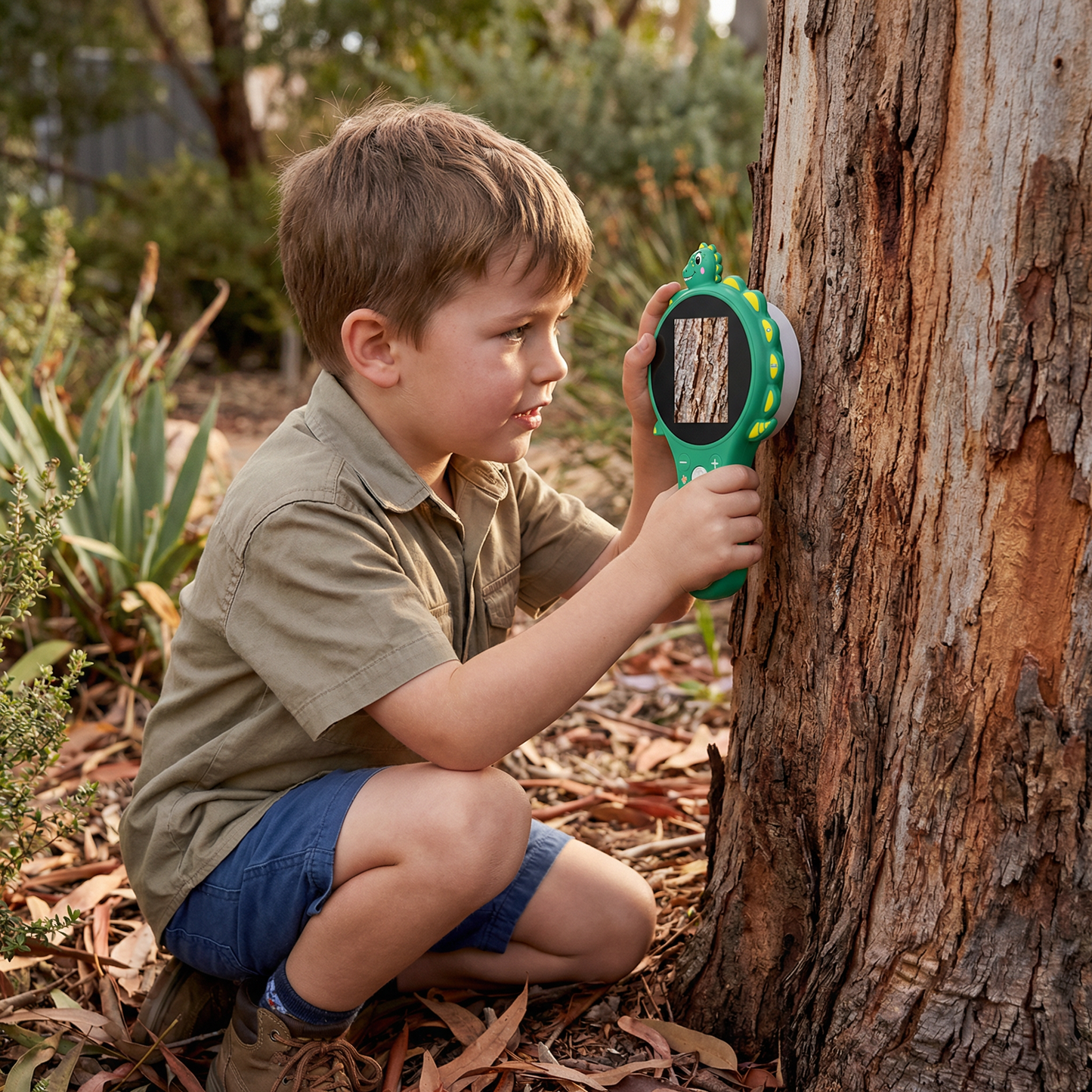 Handheld Digital Microscope with 500X Magnification and Built in IPS Screen for Kids