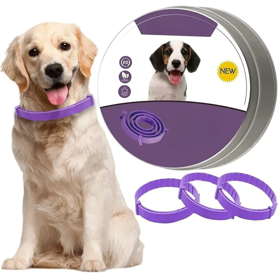 Adjustable Pheromone Collar for Dogs and Cats with Natural Essential Oils