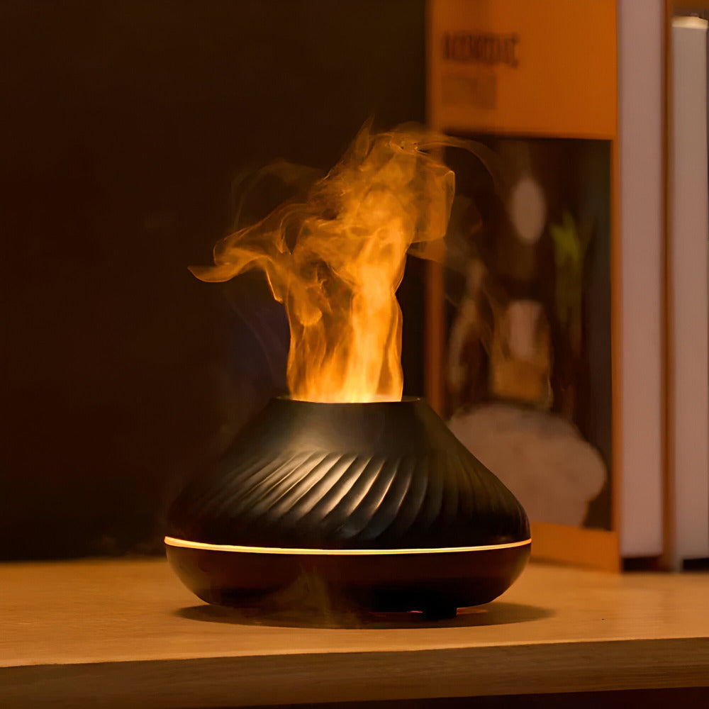 Ultrasonic Aroma Diffuser with Seven Color LED and Humidifier Function, Rechargeable