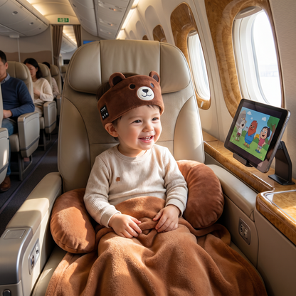 Wireless Sleep Headband with Built-in Speakers and Noise Blocking for Travel