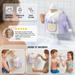 Ice Cream Bubble Maker Bath Toy with Suction Cup and Battery Operation