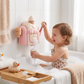Ice Cream Bubble Maker Bath Toy with Suction Cup and Battery Operation
