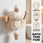 Ice Cream Bubble Maker Bath Toy with Suction Cup and Battery Operation