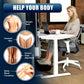 Memory Foam Foot Rest with Adjustable Height and Machine Washable Cover