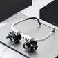 Hands-Free Magnifier Headset with Pivoting LED Lights and Three Interchangeable Lenses