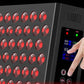 Red Light Therapy Panel with Dual Wavelength LEDs and Adjustable Dimming, Built-in Timer
