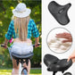 Memory Foam Bike Saddle with Hollow Grid Ventilation and Dual Spring Shock Absorption