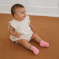 Baby Sock Shoes with Textured Grip Sole and Breathable Material for First Walkers