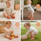 Baby Sock Shoes with Textured Grip Sole and Breathable Material for First Walkers