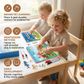 Interactive Activity Book with Matching Pieces and Color Learning for Kids