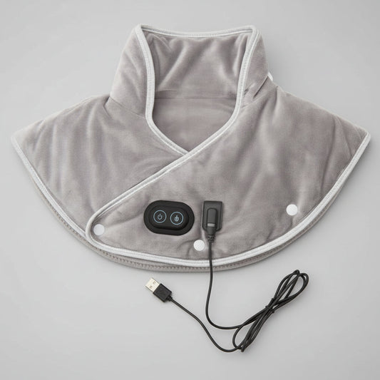 Neck Shoulder Heating Pad Vibration Massage - LICHTZOONE