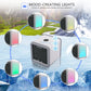 Portable Air Cooler with Humidifier and Air Purifier, 500ml Tank