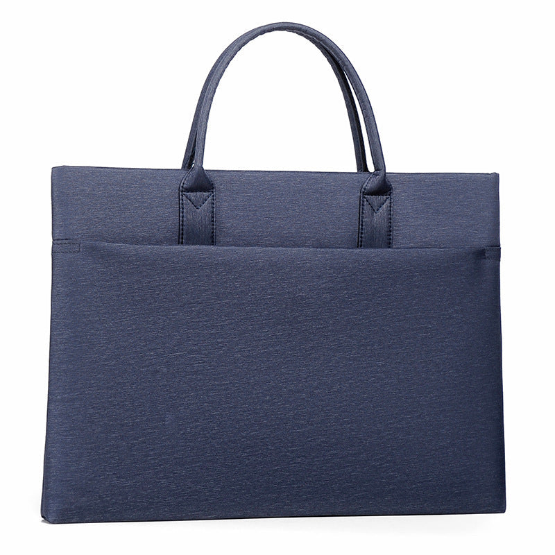 Document Tote Bag with Dual Handles and Structured Compartment