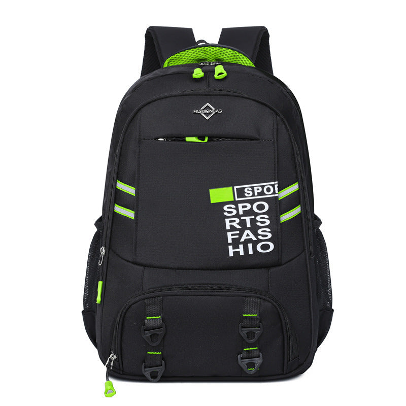Sports Backpack with Multiple Compartments and Adjustable Padded Straps, Water Resistant