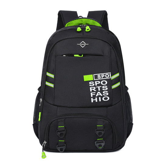 Sports Backpack with Multiple Compartments and Adjustable Padded Straps, Water Resistant