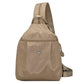Sling Backpack with Adjustable Strap and Multiple Zippered Compartments