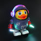 Musical Dancing Duck with Astronaut Costume and Light Up Features