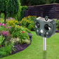 Solar Ultrasonic Animal Repeller for Gardens