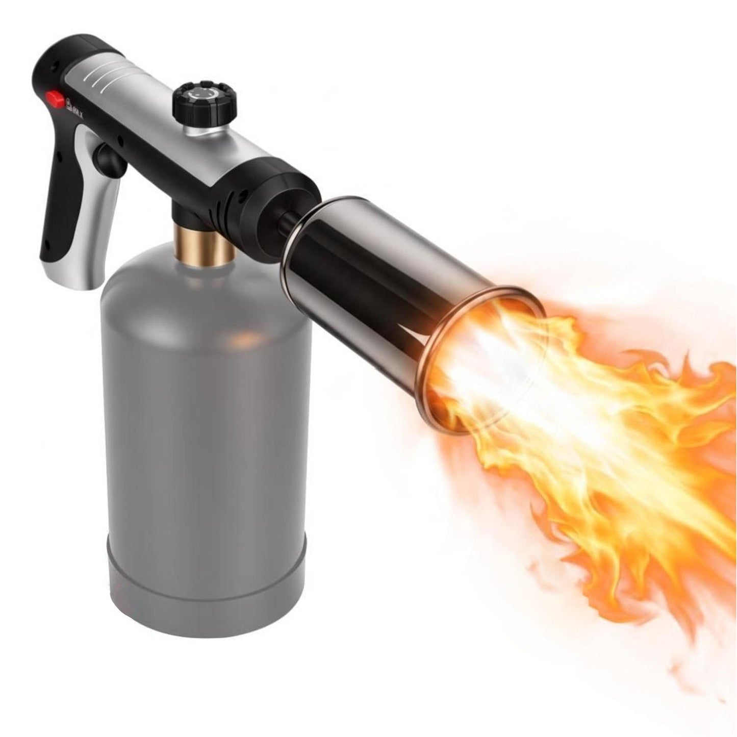Propane Torch, Adjustable Flame Outdoor Torch with One Button Start for Cooking Weeding BBQ and Campfires