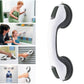 Suction Grab Bar with Textured Handle and Dual Suction Cups for Bathroom