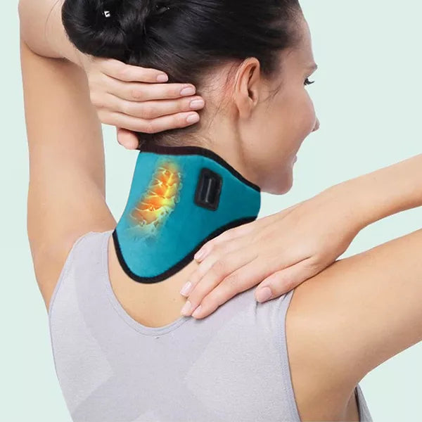 Heated Neck Wrap with Three Temperature Settings and Adjustable Timer
