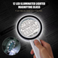 Handheld 30X Optical Magnifying Glass with LED Lights for Reading