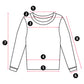 Turtleneck Sweater with Loose Fit and Full Length Sleeves, Stretch Knit