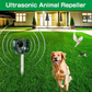 Solar Ultrasonic Animal Repeller for Gardens