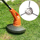Wire Brush Trimmer Head with Steel Construction for Moss and Rust Removal