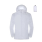 Outdoor Jacket with Adjustable Hood and Water Repellent Fabric for Men and Women