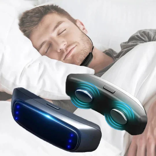 Smart TENS Anti Snoring Chin Strap Device