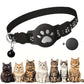 Pet Cat Locator Collar, Waterproof Reflective Collar with Apple Find My Tracker for iOS