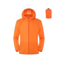 Outdoor Jacket with Adjustable Hood and Water Repellent Fabric for Men and Women