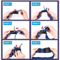 Adjustable Occlusion Bands with Buckle System and Retaining Ring for Arm and Leg Training