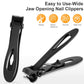 Extra Large Stainless Steel Nail Clippers, Wide Jaw Heavy Duty Clippers for Thick Toenails
