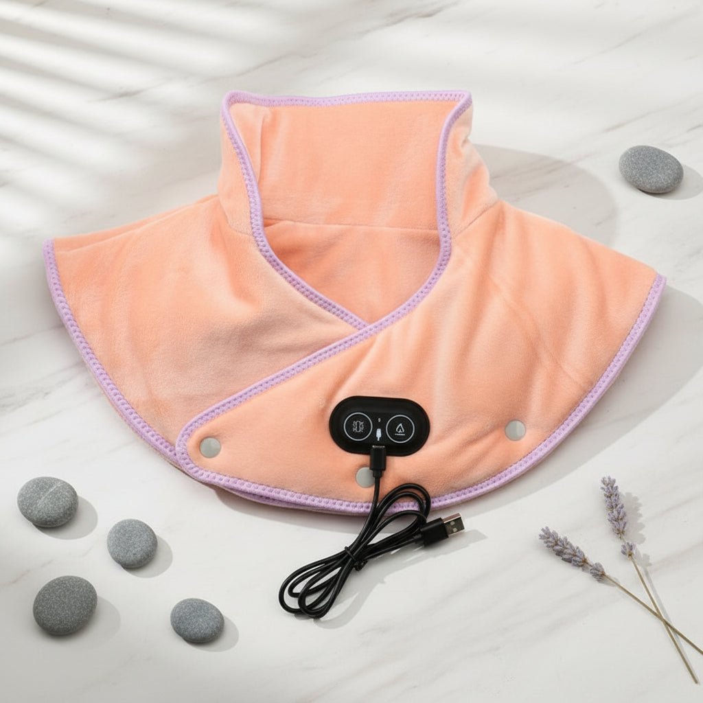 Neck Shoulder Heating Pad Vibration Massage - LICHTZOONE