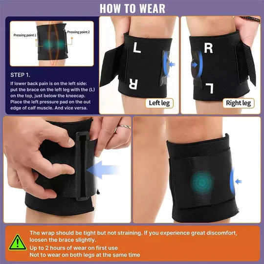 Targeted Sciatic Nerve Brace for Lower Back and Leg Pain Relief