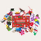 Felt Ornament Advent Calendar with 25 Daily Craft Kits and Sticker Countdown