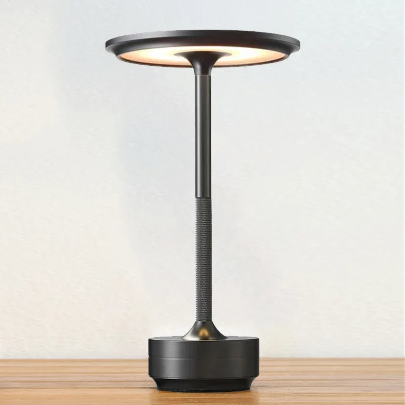 Cordless LED Table Lamp with Touch Dimming and USB Charging